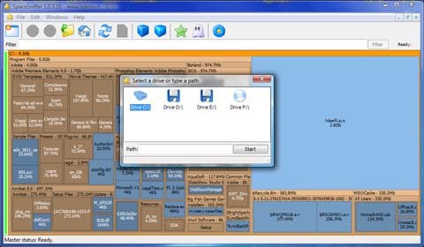 #磁盘 #文件 #分析 SpaceSniffer Windows 磁盘空间分析工具，采用图形布局直观展示文件和文件夹的空间占用情况，支持拖放操作、浏览器式缩放导航、基于文件名、大小、日期的强大过滤器、自定义颜色标记不同文件类型、支持 NTFS 替代数据流、命令行操作、导出可自定义的文本报告等，绿色免安装，体积小巧，完全免费